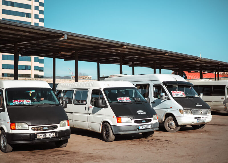 Viajar en Goergia en Marshrutkas, lo más tradicional