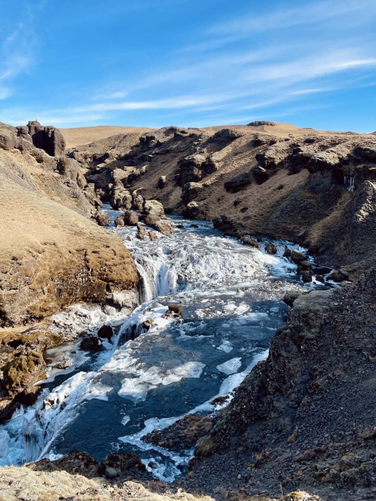 Fosstorfufoss, una cascada ubicada al sur de Islandia