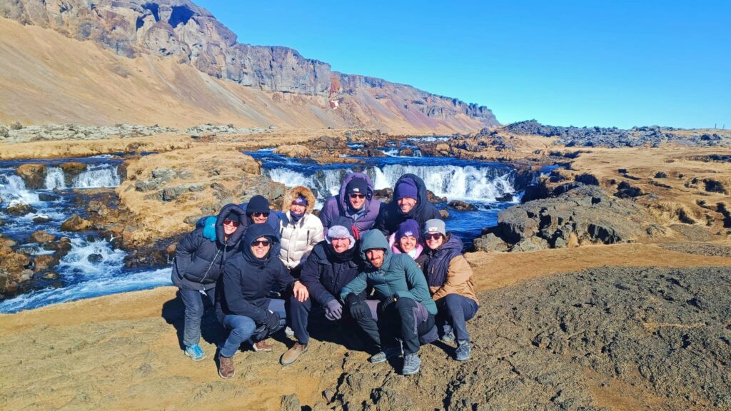 Fossálar, una pequeña cascada en el sur de Islandia