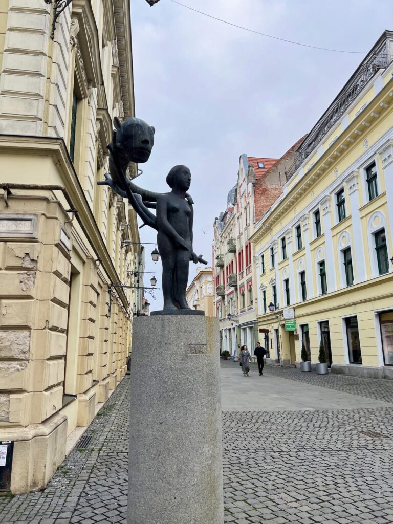 Pasear por Timisoara es sorprenderte con sus edificios y esculturas.