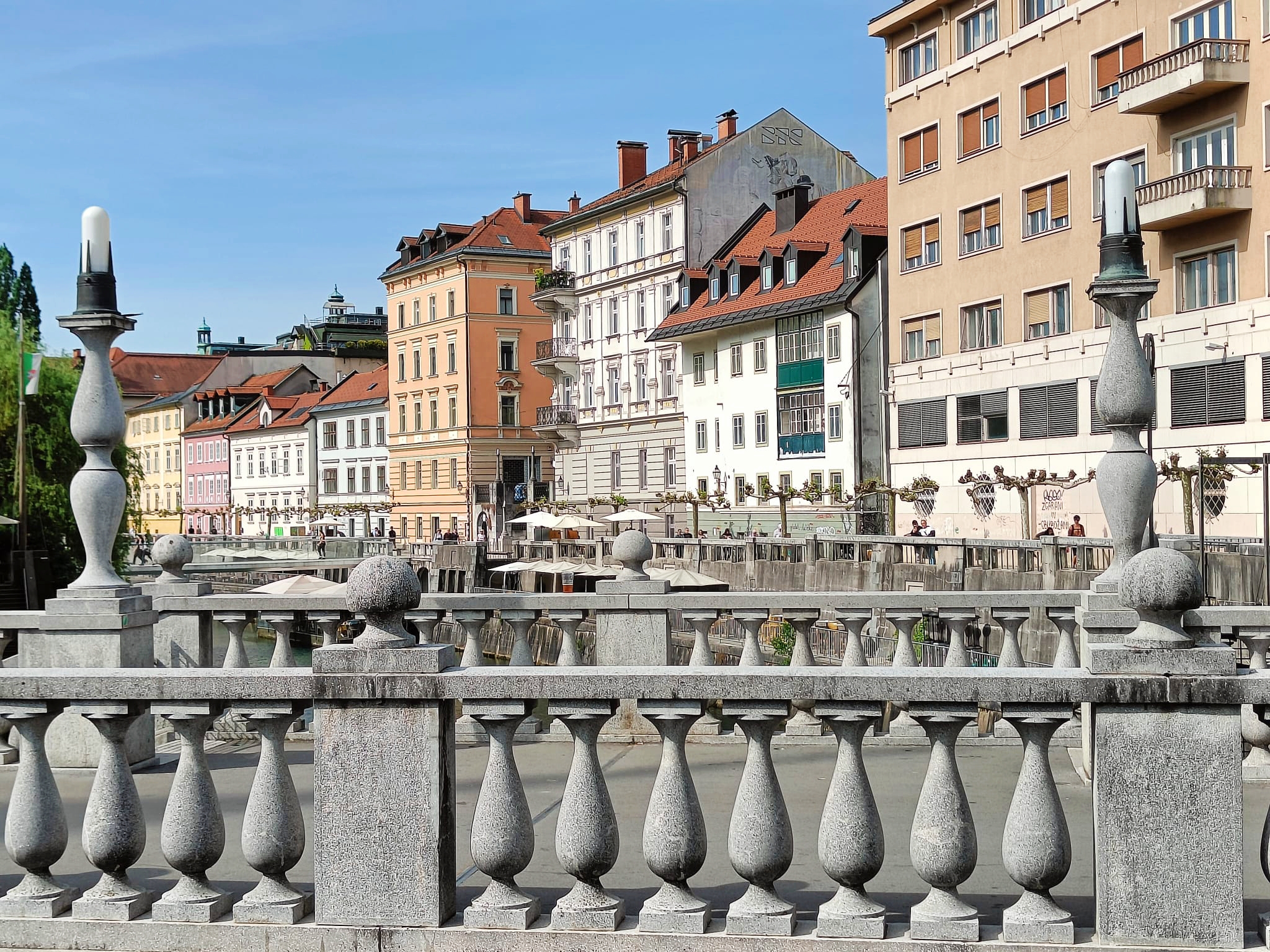 Qué ver en Liubliana en 1 día: el Puente Triple.