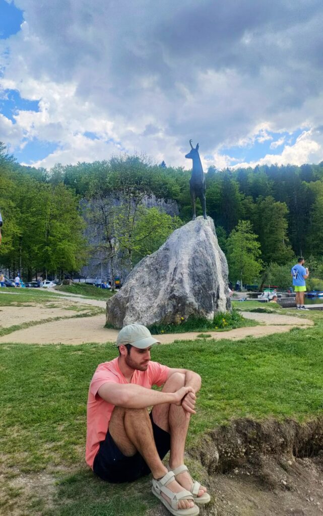 El íbice del Lago Bohinj.