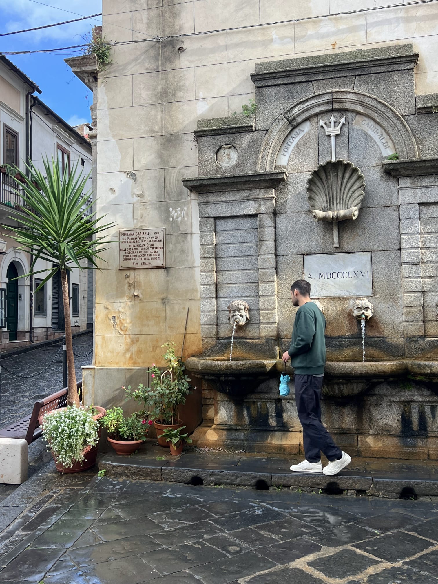 La Fontana Garibaldi, uno de los lugares que ver en Pizzo.